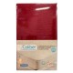 COPRIMATERASSO LENZUOLO ESTENSIBILE JERSEY MATRIMONIALE COTONE COLIBER BIANCALUNA BORDEAUX