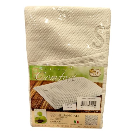 FEDERA SANITARIA CON ZIP FIBRA ARGENTO SILVER ONDA EG