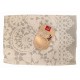 SET SPUGNA ASCIUGAMANO + OSPITE JACQUARD NATURALI ACQUA GITIESSE GRIGIO