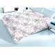 COPRILETTO COTONE PIQUET ACQUERELLO QUADRIFOGLIO