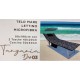 TELO MARE LETTINO CON TASCHE E CUSCINO 80X190CM TANZANIA ZEBRATO LOVELY HOME CARTELLINO