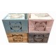 SET 4 PEZZI LAVETTE SPUGNA 30 X 30 CM MYA DIADEMA FRONTE