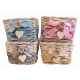 SET 4 PEZZI LAVETTE SPUGNA 30 X 30 CM FEBE DIADEMA FRONTE