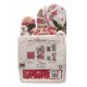 SET CUCINA ARREDO COTONE STAMPATO FLORA PREZIOSA SET GUANTO PRESINA