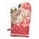 SET CUCINA ARREDO COTONE STAMPATO FLORA PREZIOSA SET GUANTO FORNO