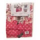 SET CUCINA ARREDO COTONE STAMPATO FLORA PREZIOSA RUNNER