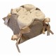 SET 4 PEZZI LAVETTE SPUGNA 30 X 30 CM SASSI HELEN CORDA