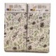 SET 18 PEZZI STROFINACCI COTONE 45X65CM PIZZO FLORAL LOVELY HOME RETRO