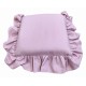 COPPIA CUSCINO SEDIA LACCI VOLANT 40X40CM PANAMA PEZZOLI ROSA