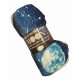 PLAID PILE STAMPATO AGNELLATO MOON DIADEMA