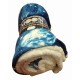 PLAID PILE STAMPATO AGNELLATO MOON DIADEMA
