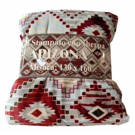 PLAID PILE STAMPATO AGNELLATO ARIZONA PEZZOLI