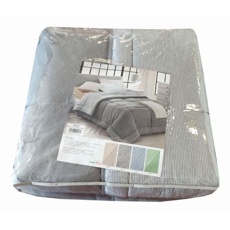 TRAPUNTA INVERNALE MICROFIBRA DOUBLE FACE MARA GF FERRARI GRIGIO
