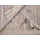 COMPLETO LENZUOLA COTONE MATRIMONIALE MACRAME&#039; DAFNE C.V. RICAMI PARTICOLARE