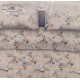 ASSORTITO 3 PEZZI COMPLETO LENZUOLA MATRIMONIALE COTONE PERCALLE ROSE BEIGE HOME SWEET HOME CARTELLINO