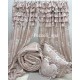 SET ARREDO COTONE TRAPUNTA TENDE CUSCINO COPRIGUANCIALE JOUY LOVELY SHABBY GITIESSE ROSA