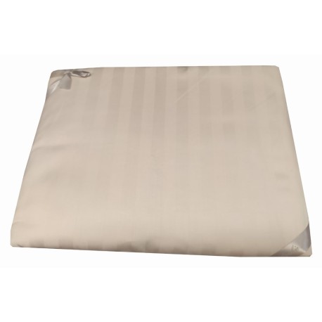 PARURE COPRIPIUMINO MATRIMONIALE COTONE RASO DIAMANTE SOPHIE BEIGE