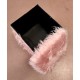 POUF PELLICCIA 38X38X38CM YETI LOVELY HOME APERTO