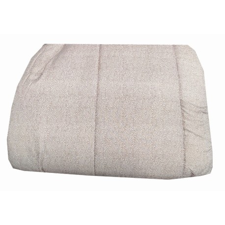 TRAPUNTA INVERNALE MICROFIBRA PALLINI DIADEMA BEIGE APERTO