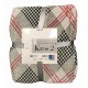 PLAID PILE STAMPATO SCOZZESE KROS 2 SOPHIE GRIGIO
