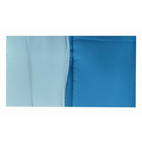 TRAPUNTA INVERNALE MATRIMONIALE BICOLORE DOUBLE FACE LOVELY HOME AZZURRO-BLU