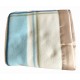 COPERTA POLIESTERE BORDA SATIN LIAM DIADEMA AZZURRO-BEIGE