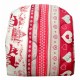 TRAPUNTA INVERNALE MICROFIBRA SHABBY CUORI RENNE DIADEMA