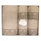 SET 5 PEZZI SPUGNA 2 ASCIUGAMANI + 2 OSPITE + 1 TELO BAGNO VALENTINA HELEN TORTORA