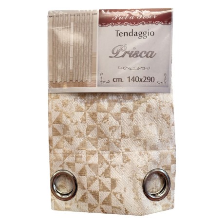 PANNELLO TENDA 140X290CM PRISCA VT BEIGE