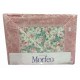COMPLETO LENZUOLA FLANELLA MATRIMONIALE FIORI K2053 MORFEO ROSA