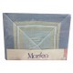 COMPLETO LENZUOLA FLANELLA MATRIMONIALE QUADRETTINI K2058 MORFEO AZZURRO