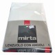 LENZUOLA ANGOLI TINTA UNITA FLANELLA MIRTA IMBERTI BIANCO