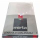 LENZUOLA ANGOLI TINTA UNITA FLANELLA MIRTA IMBERTI PANNA