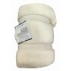 COPERTA PILE MATRIMONIALE FAST CORAL TINTA UNITA SOMMARUGA PANNA