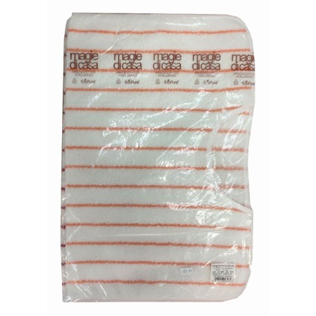 BAVAGLIONE ADULTO AZALEA 6 PEZZI SPUGNA 50X70CM ELASTICO O LACCETTI MAGIE DI CASA