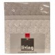 COMPLETO LENZUOLA MATRIMONIALE COTONE CAROLA LIVING IMBERTI TORTORA