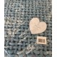 TAPPETO BAGNO CINIGLIA TRECCIA TINTA UNITA HOME SWEET HOME AVIO