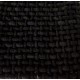 TAPPETO BAGNO CINIGLIA TRECCIA TINTA UNITA HOME SWEET HOME NERO