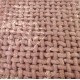 TAPPETO BAGNO CINIGLIA TRECCIA TINTA UNITA HOME SWEET HOME ROSA