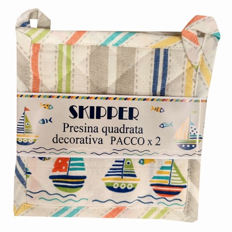 SET CUCINA COTONE DISEGNO SKIPPER PEZZOLI PRESINE