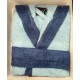 ACCAPPATOIO CON CAPPUCCIO BICOLORE JUNIOR VINGI AZZURRO