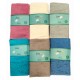 COPPIA SPUGNA ASCIUGAMANO + OSPITE JACQUARD LEAF LINEA ORO