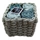 SET 4 PEZZI LAVETTE SPUGNA 30 X 30 CM WAFFLE DAUNEX