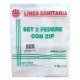 COPPIA FEDERE COTONE SANITARIE CON ZIP LINEA SANITARIA SANFOR
