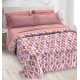 TRAPUNTINO MICROFIBRA ROMBI DIADEMA ROSA