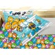 COPPIA FEDERE CUSCINO COTONE EMOJI QUADRIFOGLIO