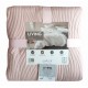TRAPUNTINO MATRIMONIALE MICROFIBRA RICAMATO LIVING SGHOME ROSA