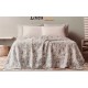 COPRILETTO MATRIMONIALE JACQUARD MISTO COTONE MATELASSE&#039; ELEONOR LINEA ORO