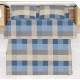 COMPLETO LENZUOLA COTONE SCOTLAND QUADRIFOGLIO