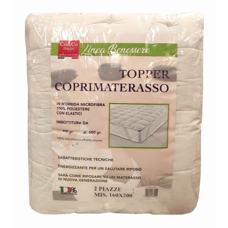 TOPPER MATERASSO LINEA BENESSERE CO&CO